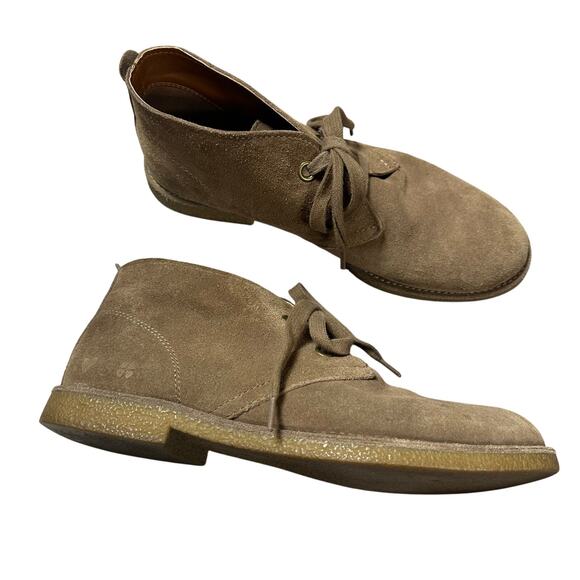 Lucky Brand Light Brown Suede Leather Chukka Boots - Picture 3 of 9